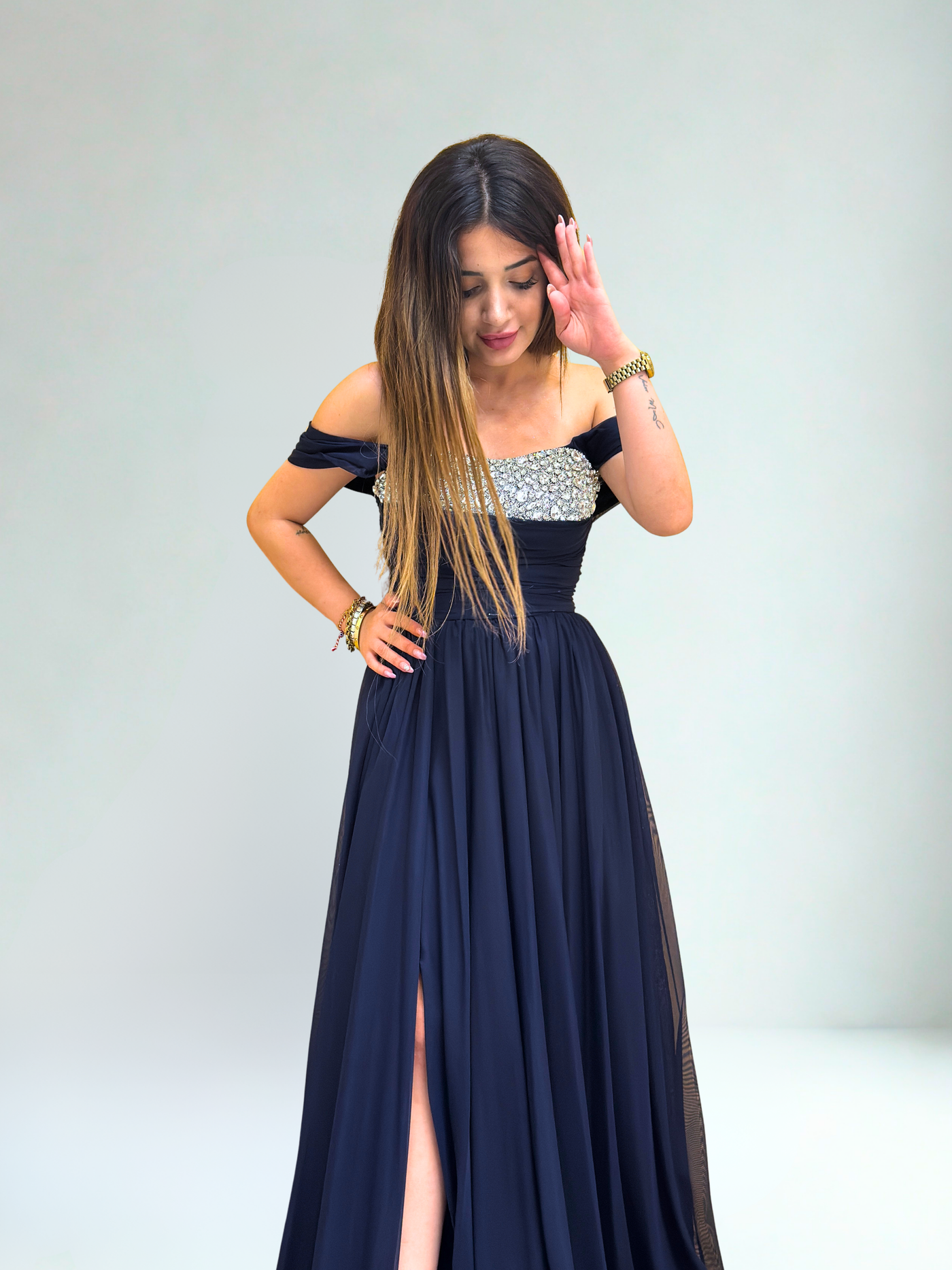Alya Şifon Elbise