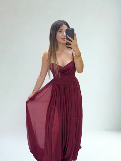 KATYA Korse Detaylı Elbise